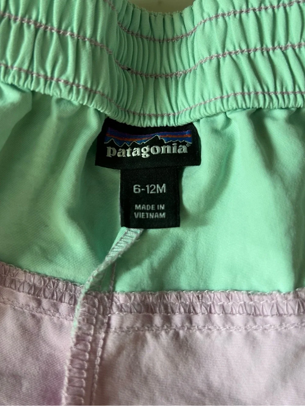 Patagonia Baby Boardshorts Colorblock 6-12 Mos